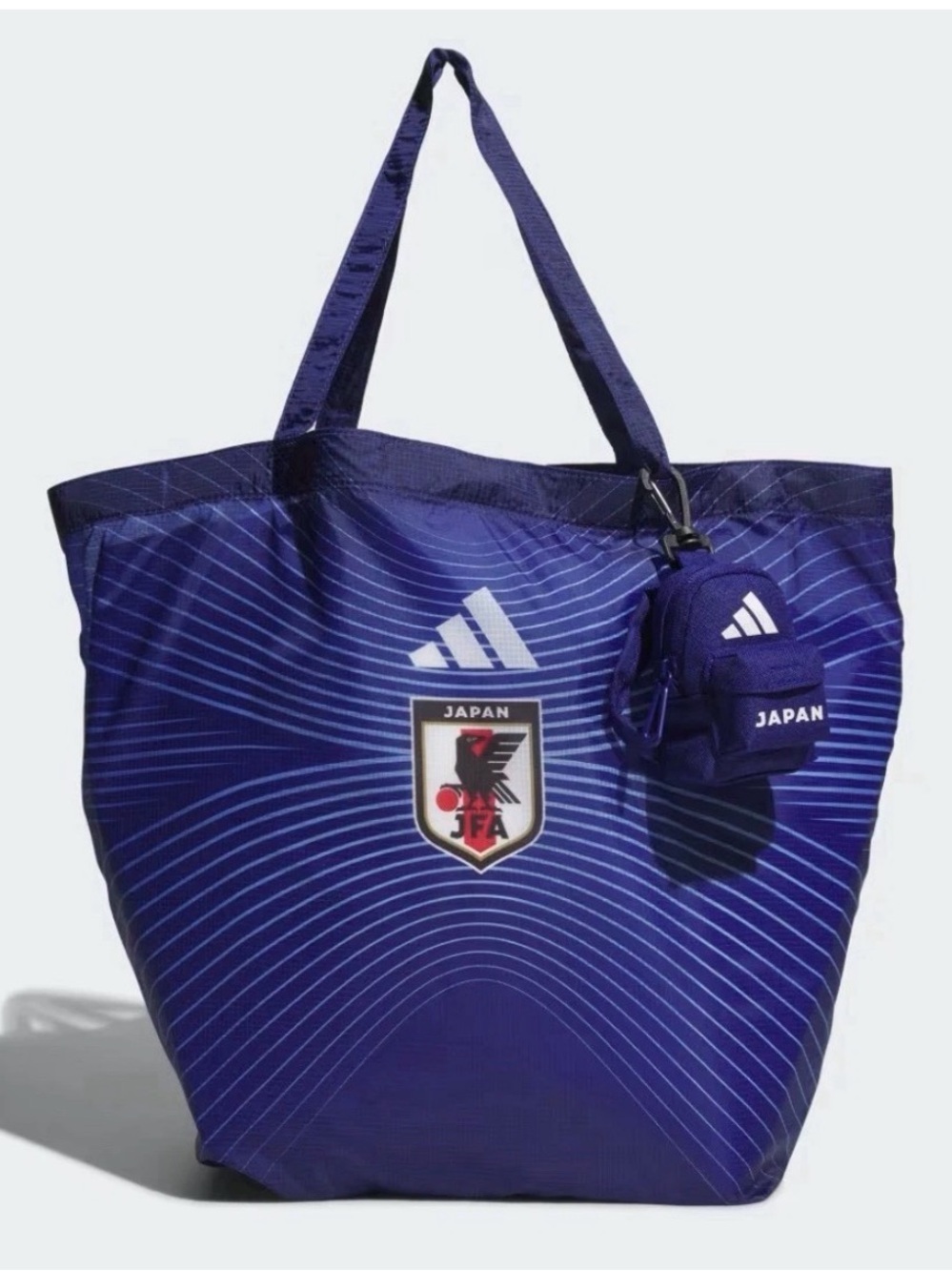 NWT Japan National Soccer Adidas Mini Keychain Backpack Tote Bag FIFA WC 2026